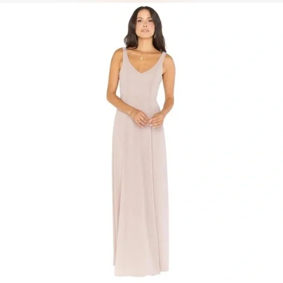 Show Me Your MuMu Jenn Maxi dress in Dusty Rose - Picture 1 of 8